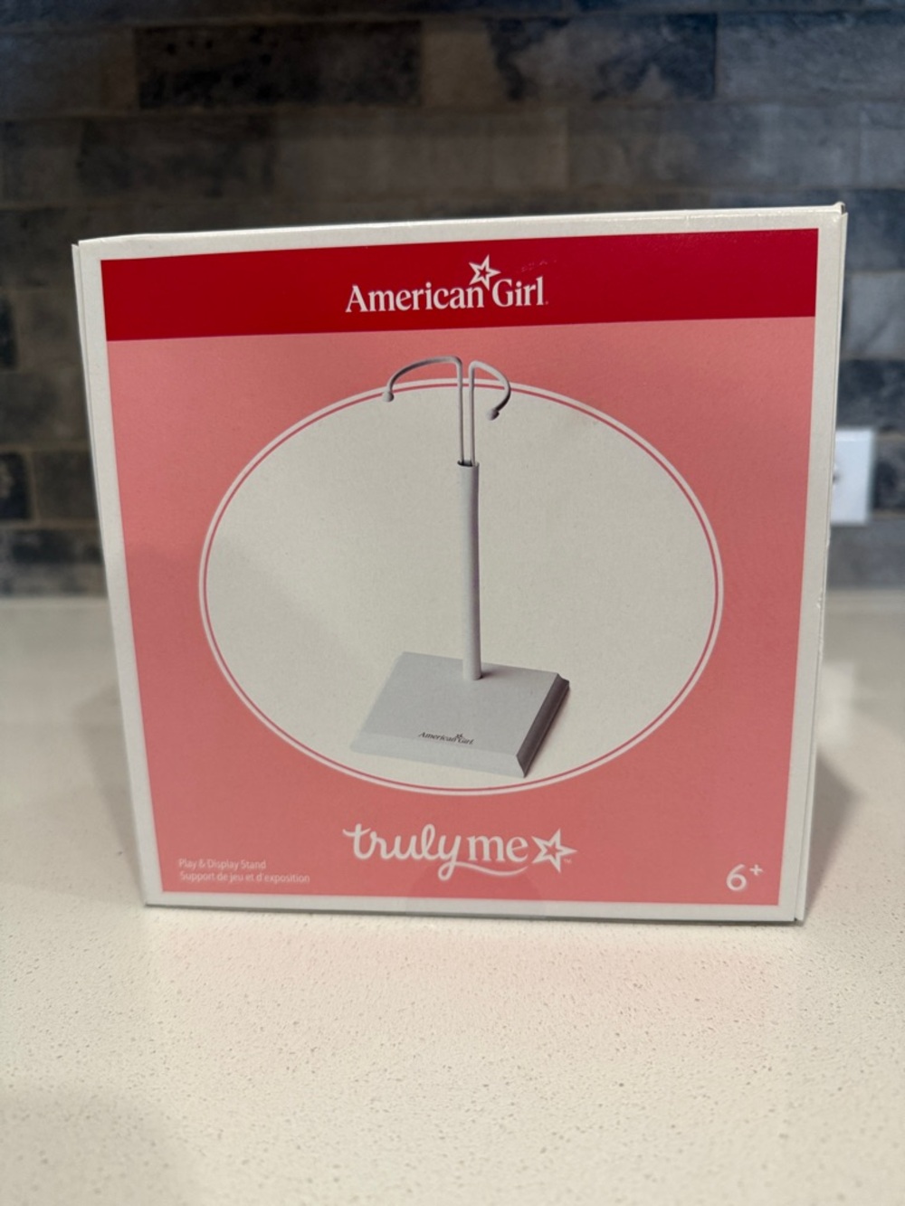 American Girl White Truly Me Doll Display Stand